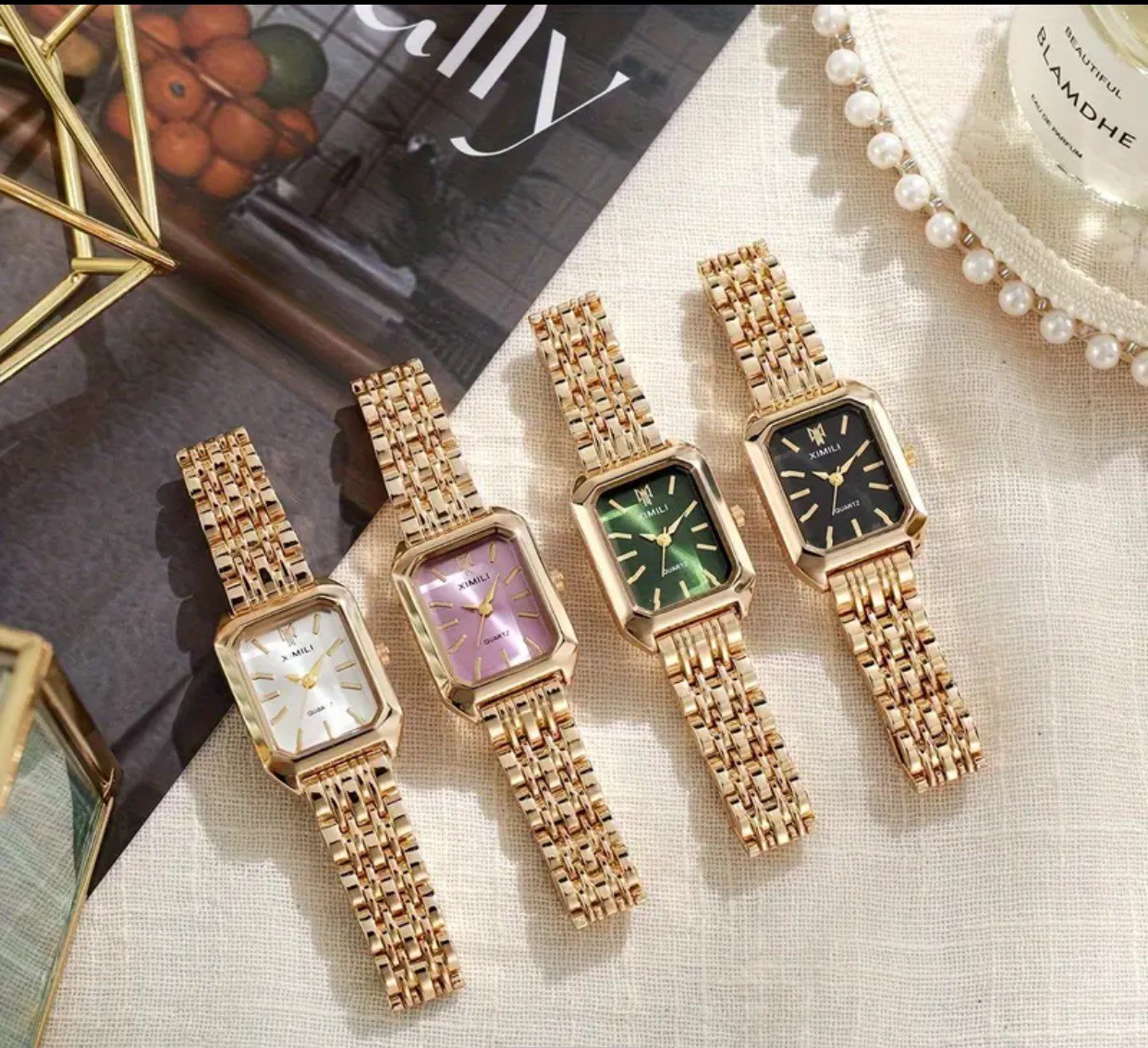 Montre À Quartz Rectangulaire XIMILI Originale ( Stock Ultra Limitée)